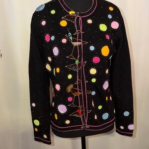 Colorful Polka Dot Women's Cardigan